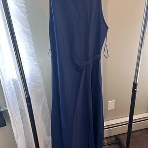 Banana Republic Royal Blue Sleeveless Slip Dress